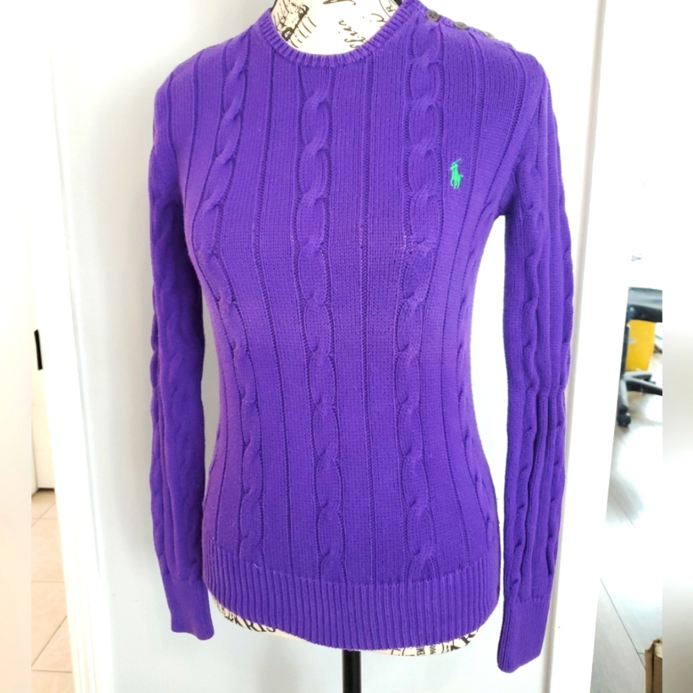 Vintage 90s Ralph Lauren Cable Sweater